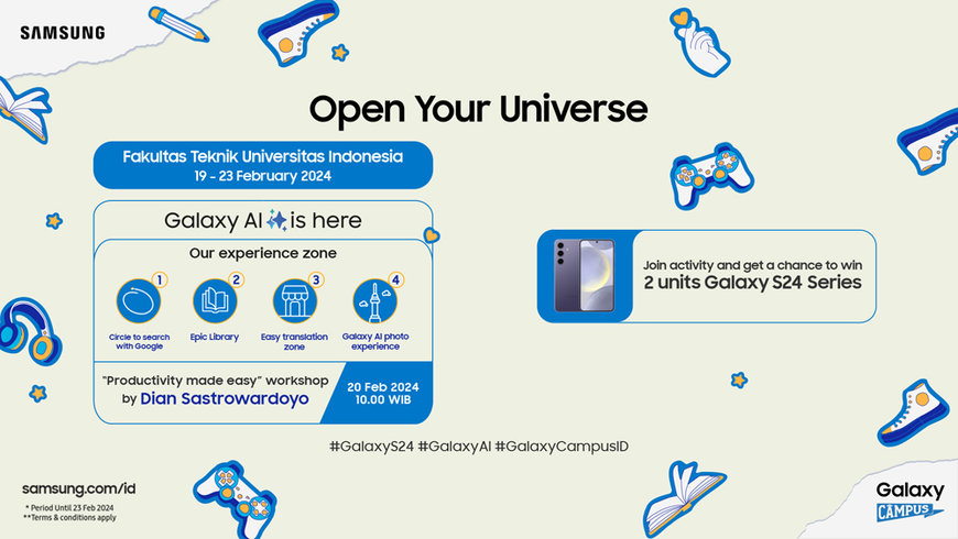 Galaxy Campus Hadir di Jakarta, Bandung, dan Surabaya! Bawa Kecanggihan AI yang Dukung Produktivitas Anak Muda